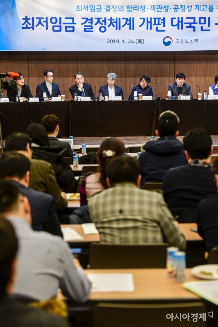 [포토]최저임금 결정체계 개편 토론회