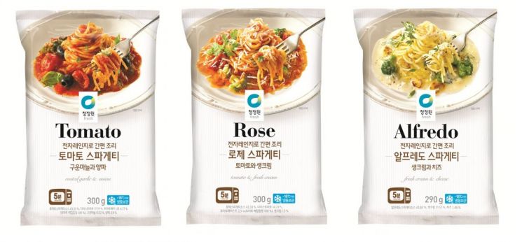 청정원, 스파게티 소스 그대로 ‘냉동 스파게티’ 출시