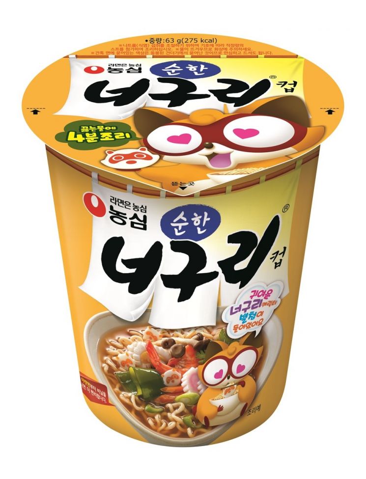 농심, “순한너구리, 컵라면으로 더 간편하게 즐기세요”