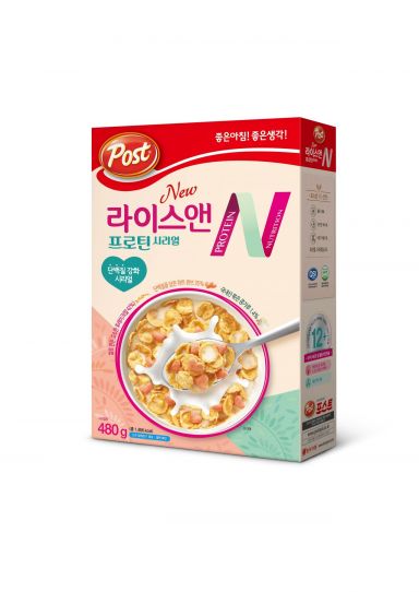 동서식품, 담백함에 영양소까지 챙기는 '포스트 라이스앤 프로틴' 시리얼 출시