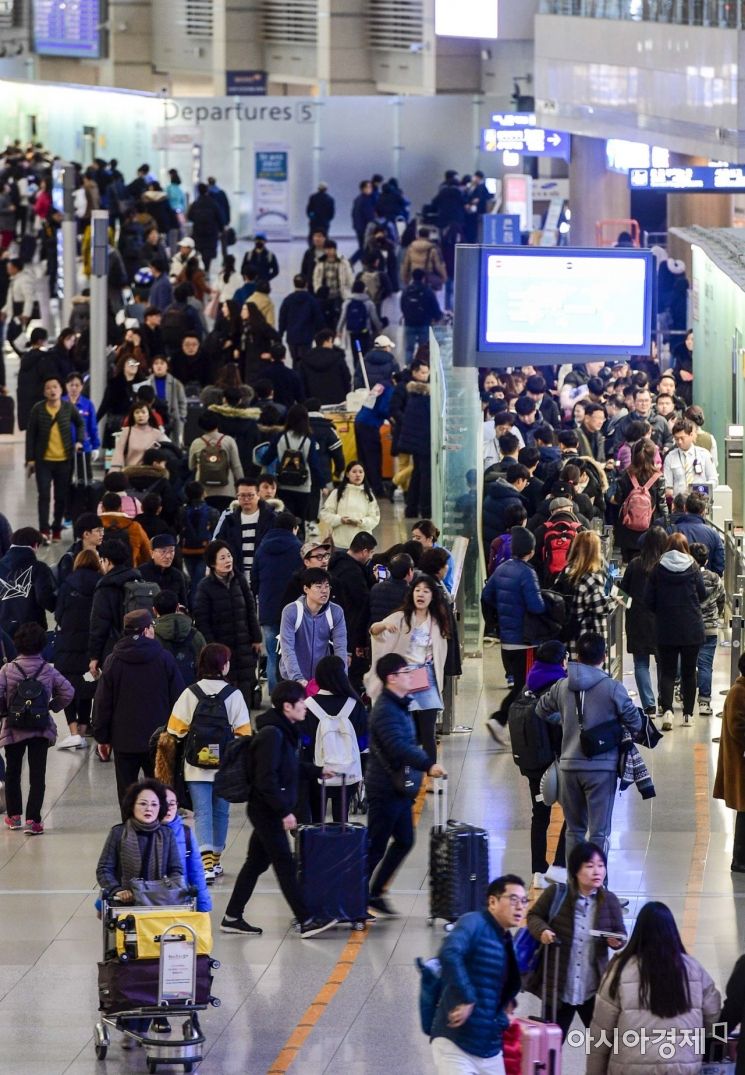 [포토] 인천공항 여행객 인파