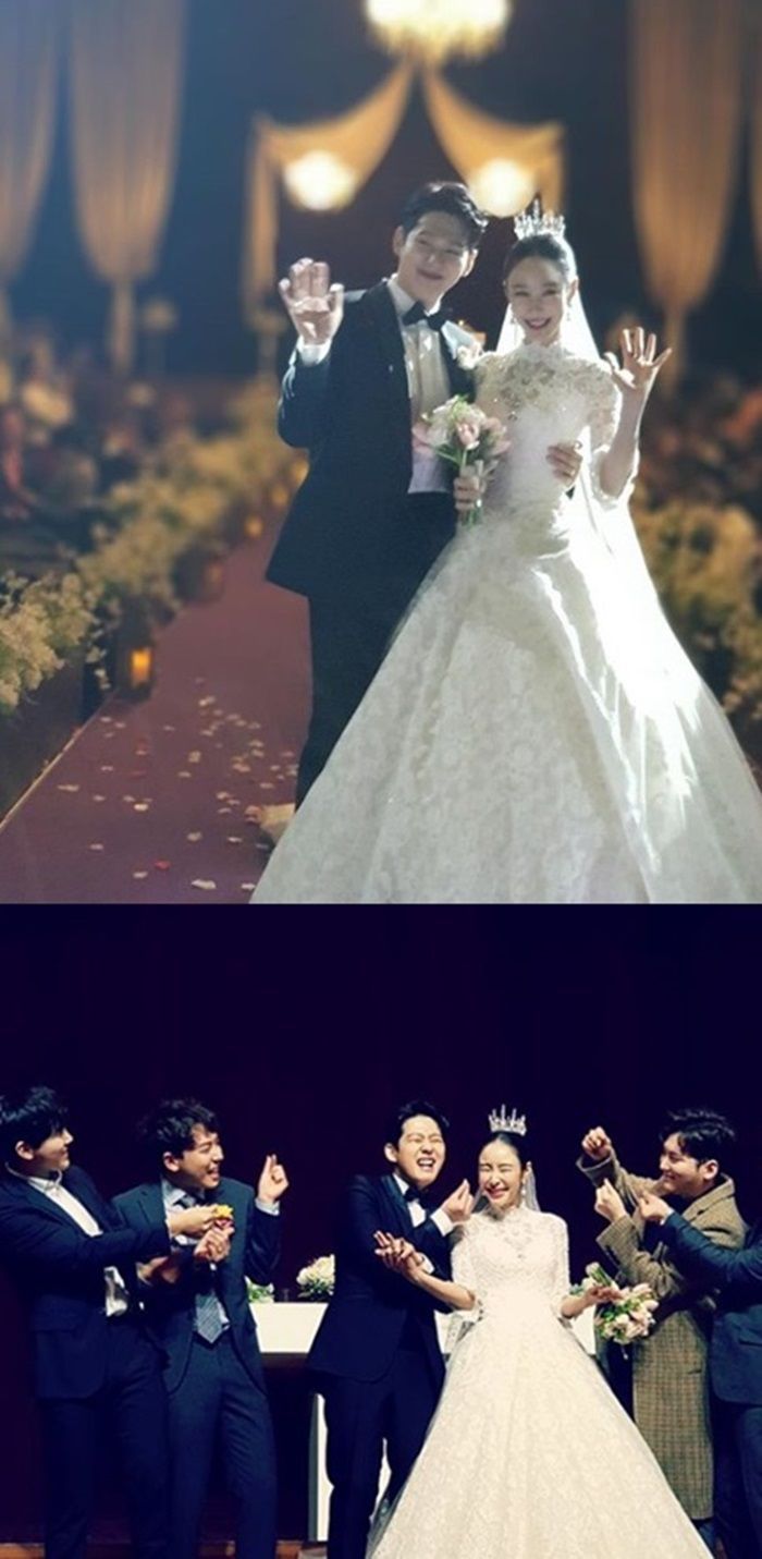 이사강과 론의 결혼식 사진/사진=이사강 SNS 캡처