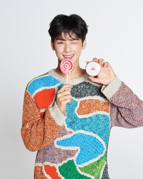 패션코스메틱 '션리', 차은우 전속모델 효과 톡톡히 본다