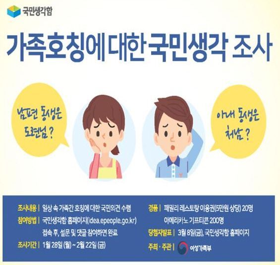 "차라리 이름을 불러주세요" … 달라지는 가족호칭
