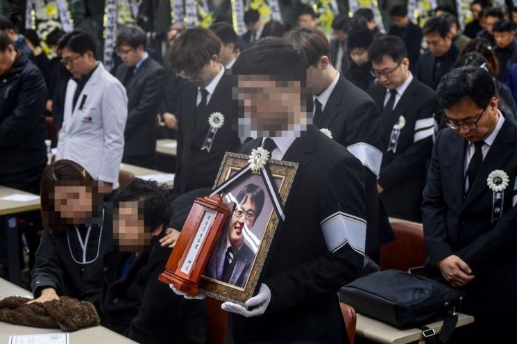 [포토] 故윤한덕 중앙응급의료센터장 영결식