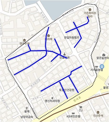 은평구 불광동 일대  ‘빗물마을’ 조성