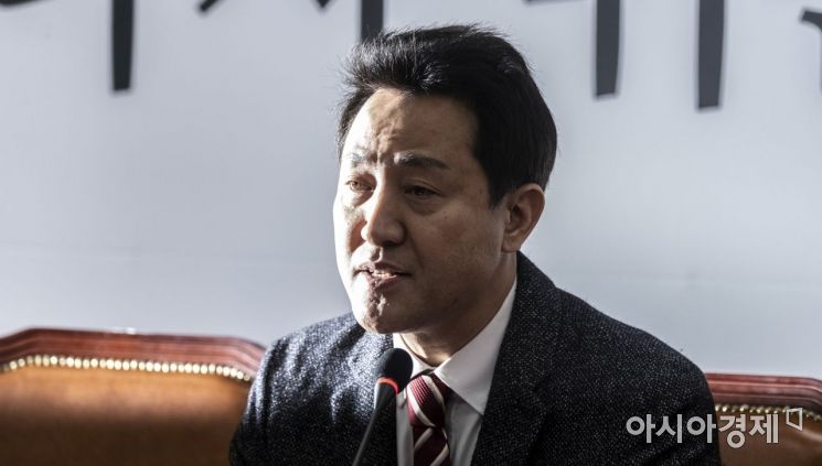 [포토] 전당대회 복귀 선언하는 오세훈