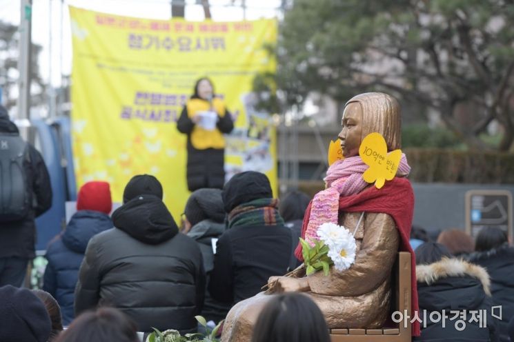 [포토]따뜻한 온기로 가득 찬 수요시위