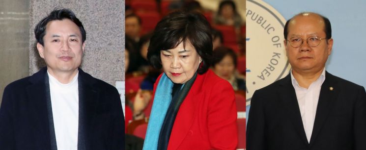 ▲(왼쪽부터) 김진태 의원, 김순례 의원, 이종명 의원 [이미지출처=연합뉴스]