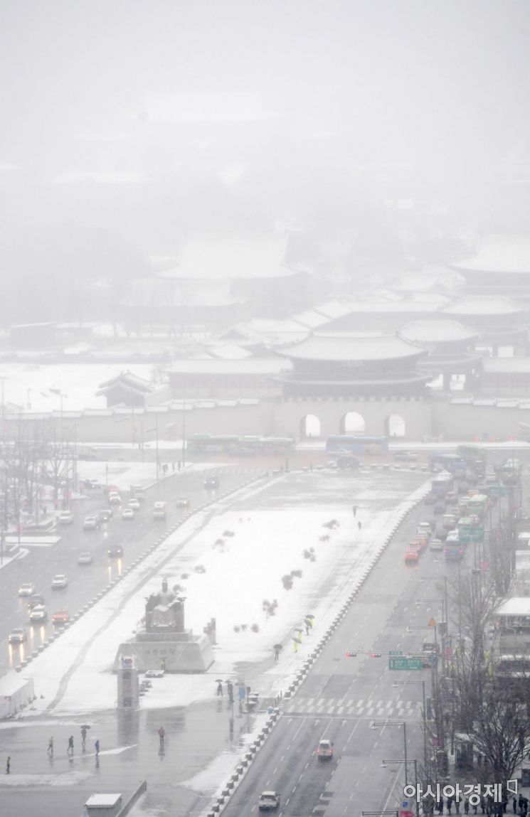 [포토]출근길 눈 펑펑