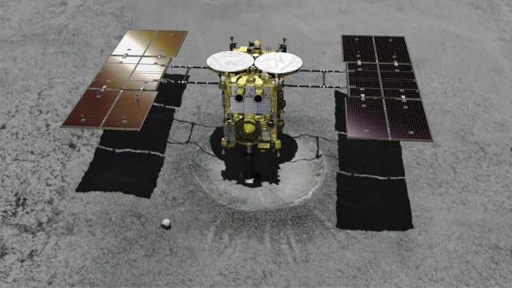 日우주탐사선 '하야부사2', 소행성 류구에 착륙 성공