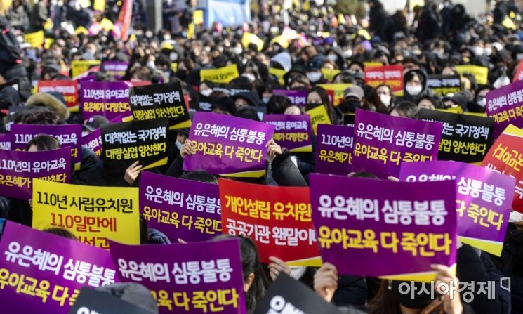 '개학연기' 철회 나흘만에 … 사립유치원 에듀파인 참여율 83%