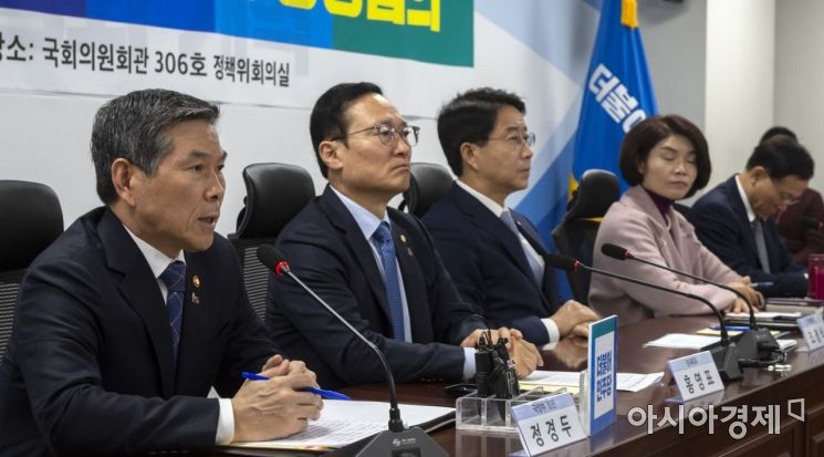[포토] 발언하는 정경두 국방장관