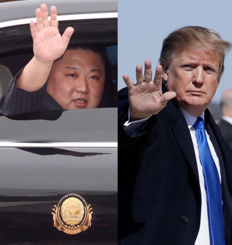 김정은 북한 국무위원장(왼쪽)과 도널드 트럼프 미국 대통령.