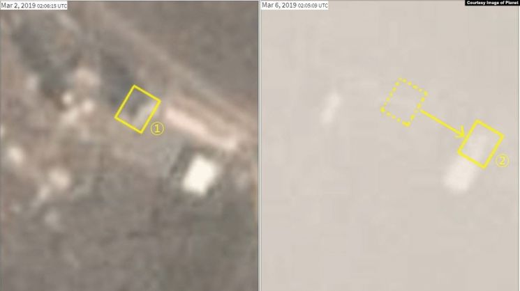 北 동창리 조립건물, 해체 전 위치로 돌아가