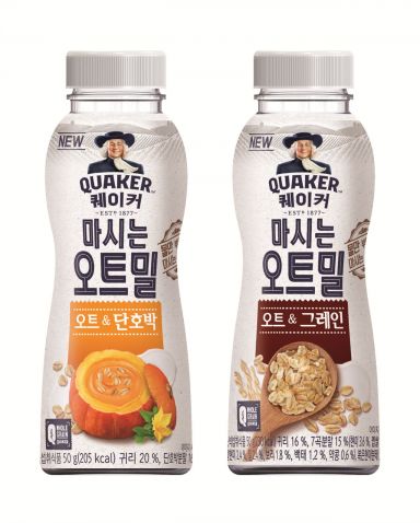 롯데제과, 퀘이커 ‘마시는 오트밀’ 2종 선보여