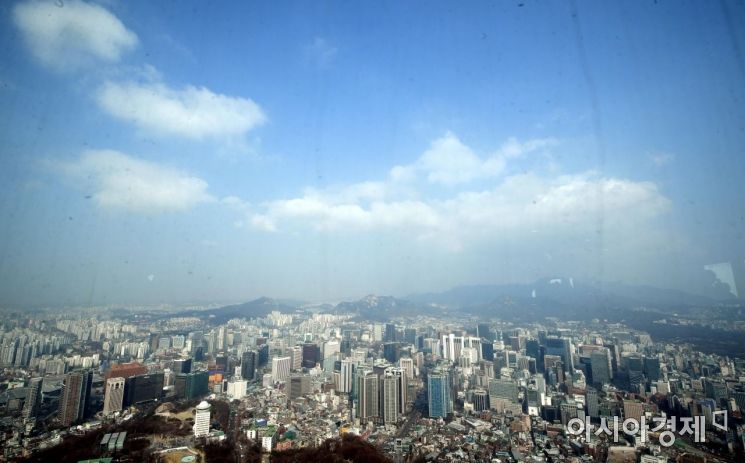 [포토] 파란 하늘 되찾은 서울
