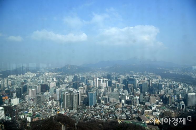 [포토] 미세먼지 걷힌 서울 하늘