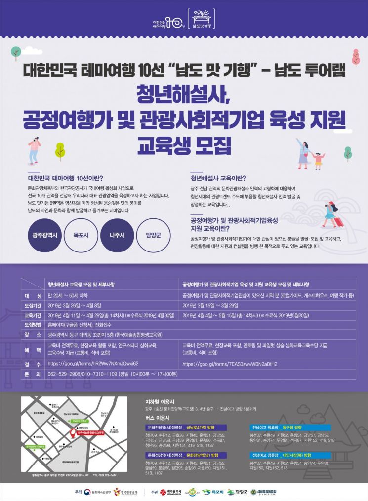 광주시, 청년해설사·공정여행가 양성한다