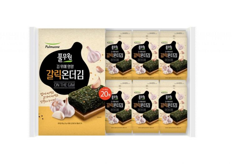 풀무원, 마늘·양파 알갱이 올린 조미김 ‘온더김’ 출시