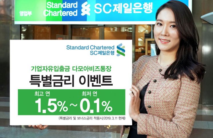 SC제일은행, 처음 거래트는 중소기업에 1.5% 금리