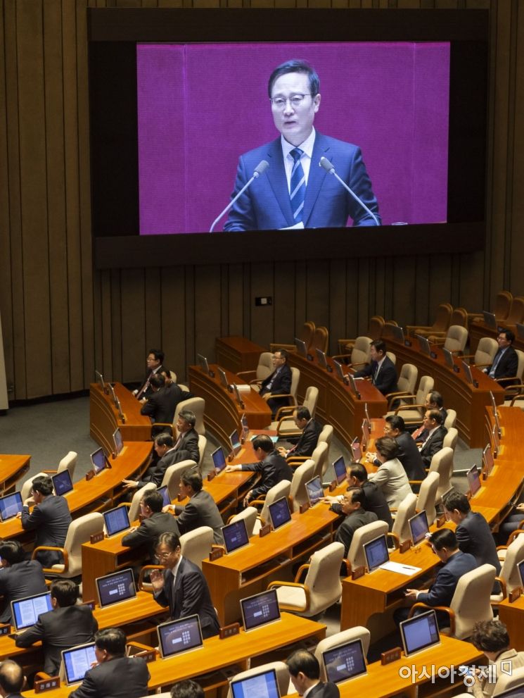 [포토] 더불어민주당, 교섭단체대표연설