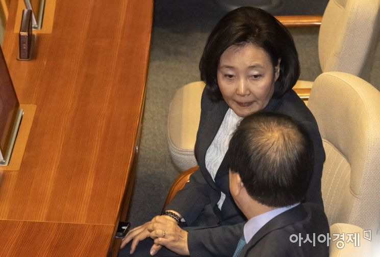 [포토] 본회의 출석한 박영선 의원