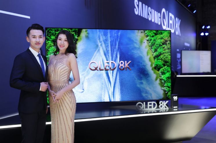 삼성전자, 2019년형 'QLED 8K'로 중국 프리미엄 TV 시장 공략