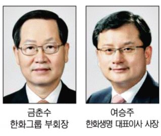 한화 '금춘수·여승주 투톱'…김승연 회장 친정체제 구축