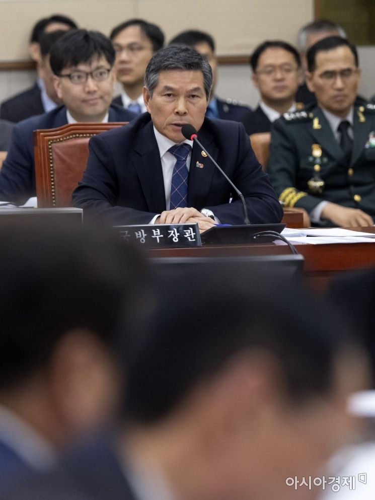 [포토] 국회 법사위 출석한 정경두 국방장관