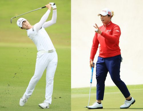세계랭킹 1위 박성현(왼쪽)과 2위 에리야 쭈타누깐이 파운더스컵에서 '넘버 1 경쟁'을 펼친다.