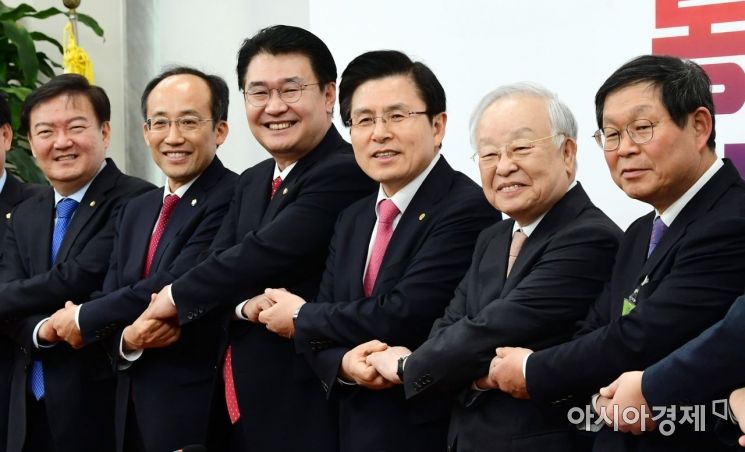 [포토] 자유한국당 찾은 손경식 경총 회장