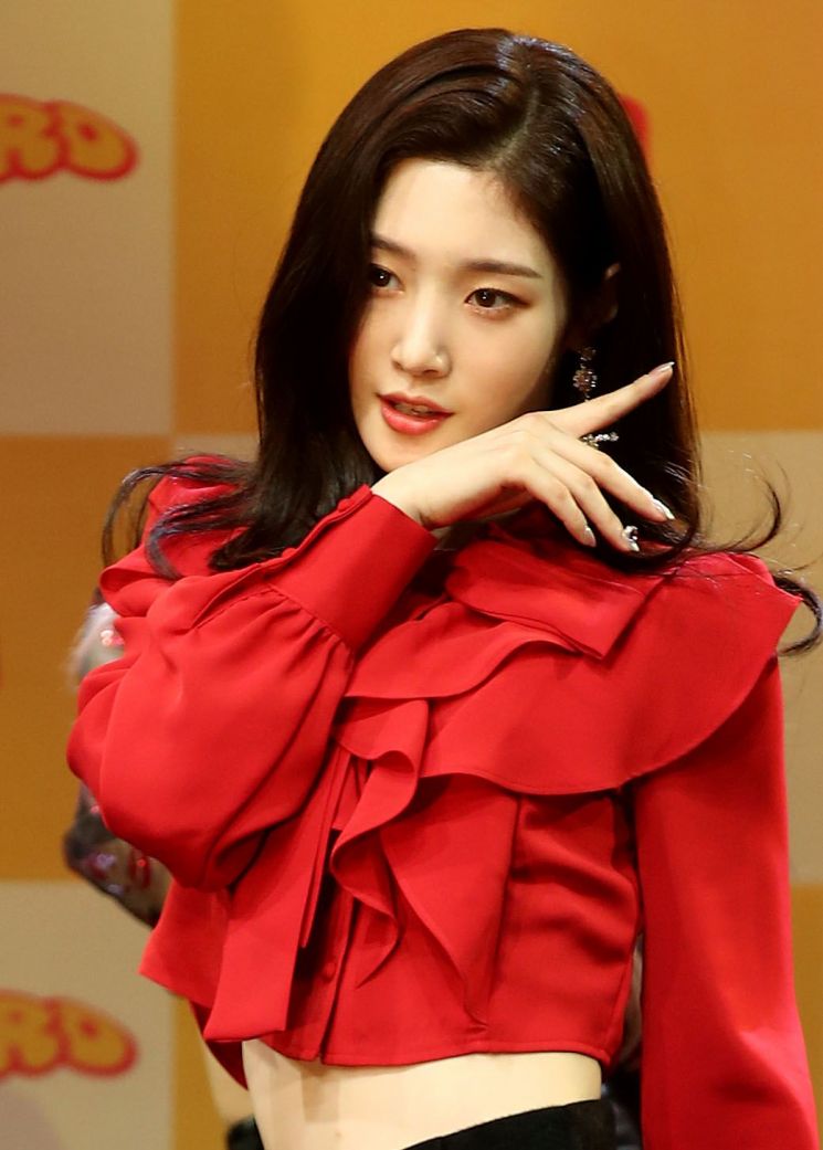 [포토] 다이아 정채연 '강렬한 레드'