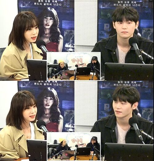 '언니네 라디오' 배우 강예원과 이학주 / 사진=SBS 보이는 라디오