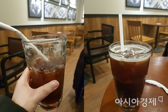"전국 유명 커피전문점 41개 매장서 부적합한 얼음 사용"