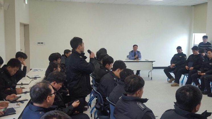 채광철 목포해양경찰서장, 경비함정 경찰관과의 ‘소통’