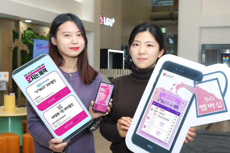 LG유플러스는 26일 5G 스마트폰 출시를 앞두고 고객 서비스 혜택을 강화하기 위해 4월 한달 간 ‘5G 론칭 기념 멤버십 프로모션’을 실시한다고 밝혔다.