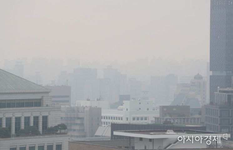 [포토]답답한 아침 공기