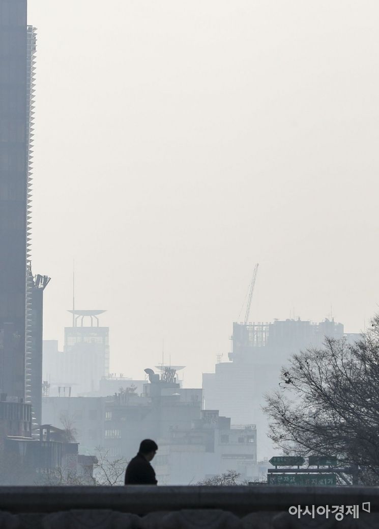 [포토]또다시 미세먼지
