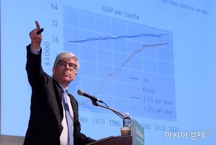 [포토] 강연하는 폴 로머