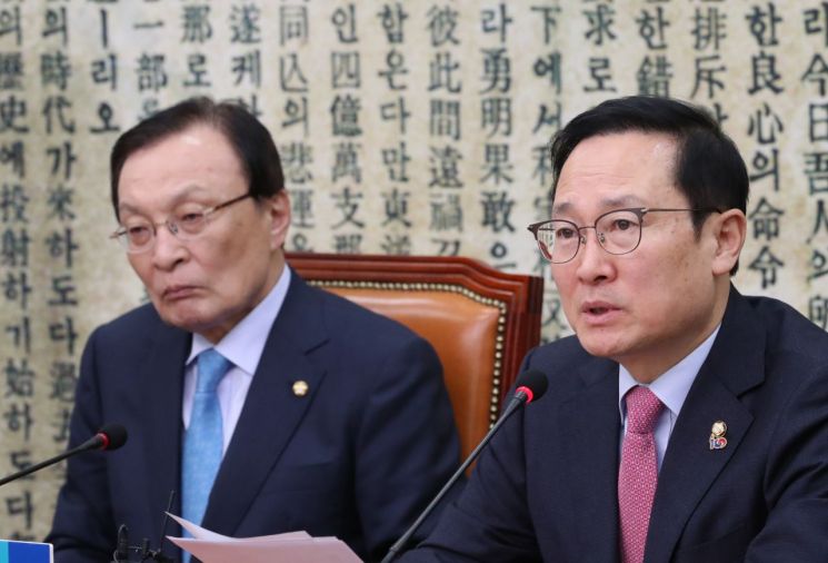 홍영표 "한국당 청문보고서 채택 거부, 과도한 정치공세"