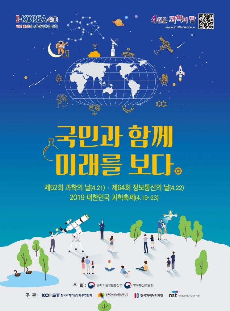 4월은 과학의 달, 전국 62개 기관에서 168개 행사 개최