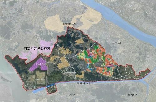 인천 북부지역 종합발전계획 대상지역