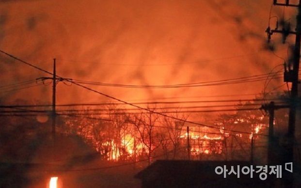 지자체도 고성 산불 진화에 총력…서울시 차량 16대 급파(종합)