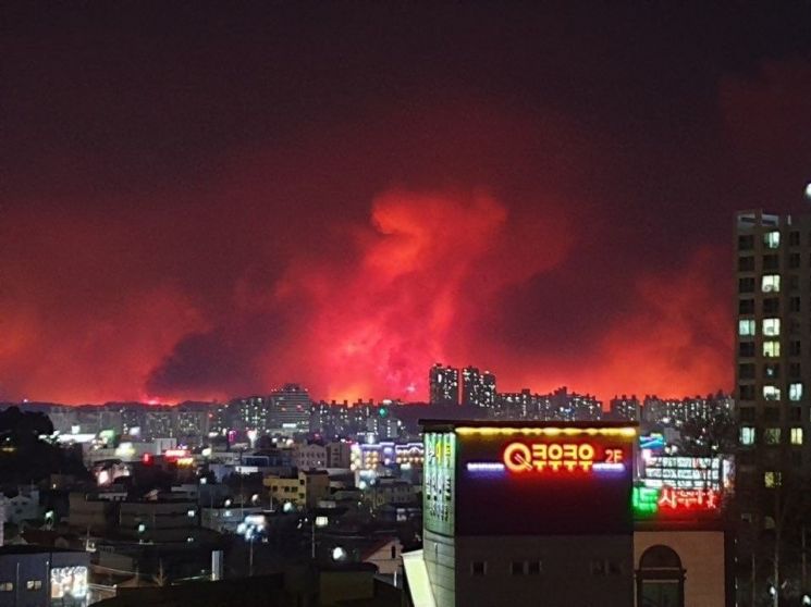 [강원산불]경찰, 현장에 1600여명 투입…주민보호·교통통제