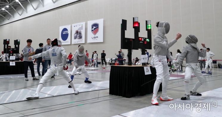 [포토] 2019 국제펜싱연맹전 개막