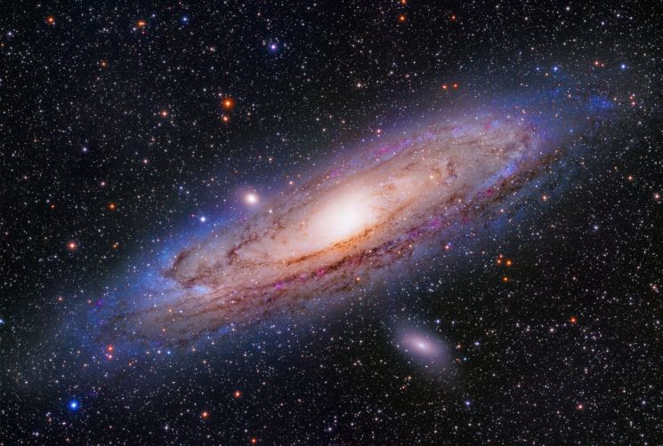 [포토]천체사진공모전 대상 '안드로메다 은하 24시'