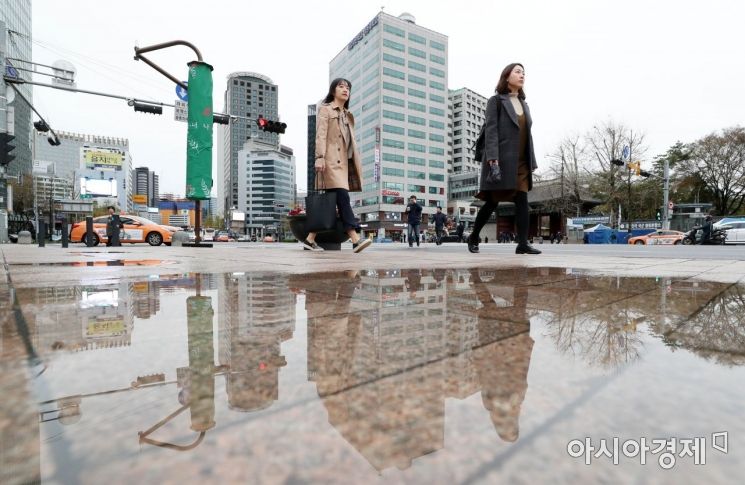 [포토]촉촉한 출근길