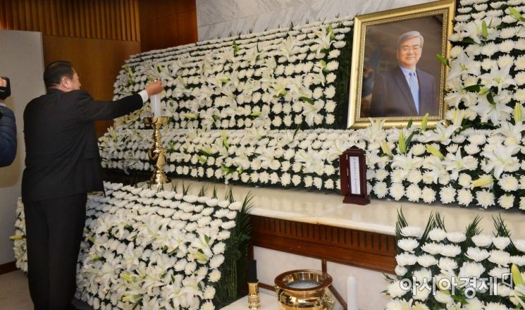[포토] 고 조양호 회장 영정