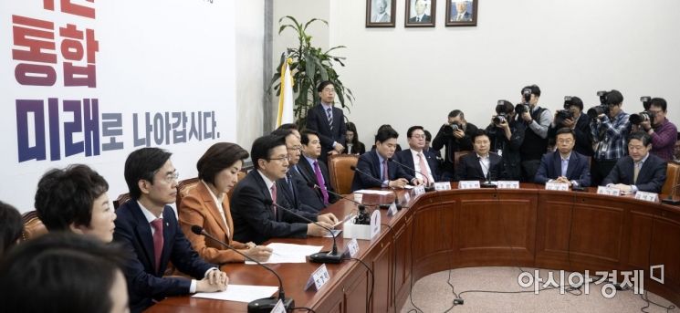 [포토] 자유한국당, 최고위원-중진의원 연석회의